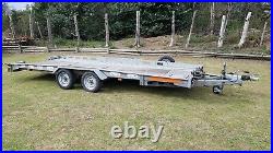 Indespension Ct27167 16ft Twin Axle Car Transporter Trailer