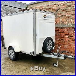 Indespension Enclosed Box Car Trailer for Motorcycle Bicycle Karting Camping Etc