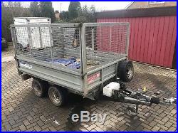 Indespension Tipper Trailer 56 X 8 Ft Twin Axel Capacity 1800 Kg