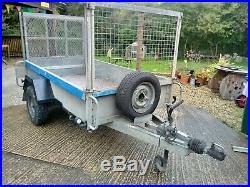 Indespension challenger 8x4 trailer fully caged with ramp