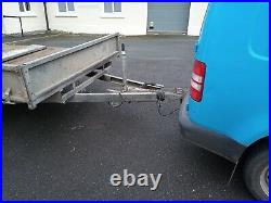 Indespension flat sided trailer with ramps used