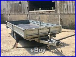 Indespension flatbed trailer 14x 66 3500kg great condition