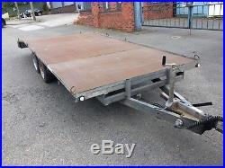 Indespension trailer 3500kg. Twin axle Car transporter trailer. Plant trailer