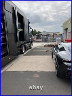 Kassbohrer 6 Car Enclosed Car Transporter Trailer Mercedes Actros Low Ride 4x2