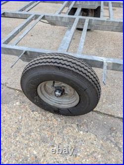 Kayak/Canoe/14 Bicycle Trailer, Galvanised, DVSA Approved, with Spare Wheel