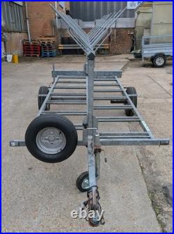 Kayak/Canoe/14 Bicycle Trailer, Galvanised, DVSA Approved, with Spare Wheel