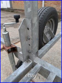 Kayak/Canoe/14 Bicycle Trailer, Galvanised, DVSA Approved, with Spare Wheel