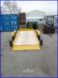 King lolode 3.5 ton kneeling tilt plant trailer