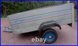 Klinn Unbraked Deep Sided Box Trailer Load Area L= 1.55 W= 0.9 D= 0.45 m Klinn Unbraked Deep Sided Box Trailer Load Area L= 1.55 W= 0.9 D= 0.45 m