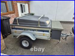 LIDER SEVILLE trailer with hard top, travel bars and box LIDER SEVILLE trailer with hard top, travel bars and box