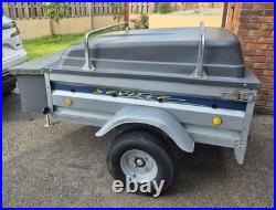 LIDER SEVILLE trailer with hard top, travel bars and box LIDER SEVILLE trailer with hard top, travel bars and box