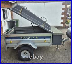 LIDER SEVILLE trailer with hard top, travel bars and box LIDER SEVILLE trailer with hard top, travel bars and box