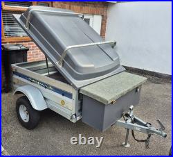 LIDER SEVILLE trailer with hard top, travel bars and box LIDER SEVILLE trailer with hard top, travel bars and box