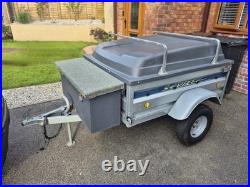 LIDER SEVILLE trailer with hard top, travel bars and box LIDER SEVILLE trailer with hard top, travel bars and box
