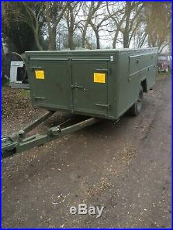 Land Rover or Army Truck Trailer, Ex Rocket Launcher Support Trailer