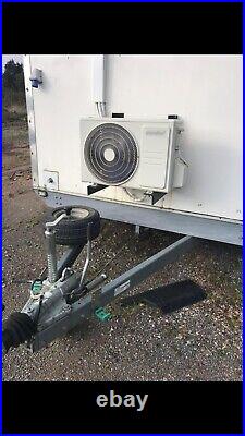 Large 20ft Triple Axel Box Trailer With Electrics And Air Con Unit