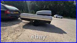 Large Lockable Fibreglass Cargo Trailer Camp-let Body 3 New Tyres