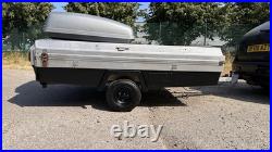 Large Lockable Fibreglass Cargo Trailer Camp-let Body 3 New Tyres
