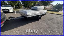 Large Lockable Fibreglass Cargo Trailer Camp-let Body 3 New Tyres