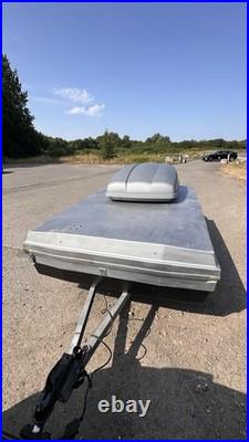 Large Lockable Fibreglass Cargo Trailer Camp-let Body 3 New Tyres Large Lockable Fibreglass Cargo Trailer Camp-let Body 3 New Tyres