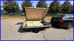 Large Lockable Fibreglass Cargo Trailer Camp-let Body 3 New Tyres