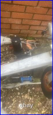 Large Trailer with Winch Just Need Power Cable and Hook Up Used Condition