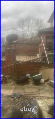 Large Trailer with Winch Just Need Power Cable and Hook Up Used Condition