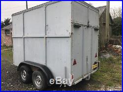 Large box trailer twin axle