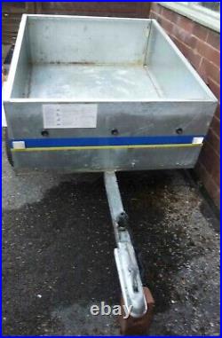 Lider 2 Wheel Galvanised Car Trailer With Tail Gate, Cover And Spare Wheel