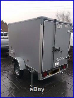 Lider BV84 750kg Braked Box Van Trailer ideal for Airport runs/Market trader