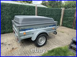Lider Saragos general purpose/camping trailer with full size wheels and lid