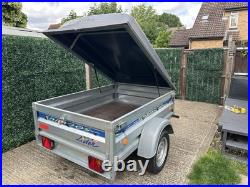 Lider Saragos general purpose/camping trailer with full size wheels and lid