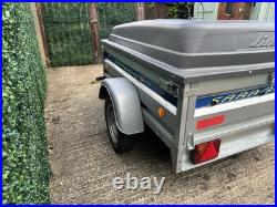 Lider Saragos general purpose/camping trailer with full size wheels and lid