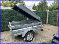 Lider Saragos general purpose/camping trailer with full size wheels and lid
