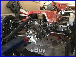 Lola T640 Race Car (HU-14) + 2 Car Open Stacker Trailer + Extra Parts