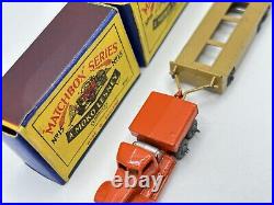 MATCHBOX LESNEY 15 & 16 A DIAMOND T PRIME MOVER AND TRAILER Boxed
