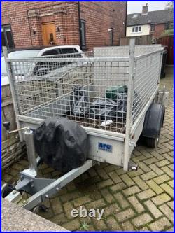 MEREDITH & EYRE 66x4 CAGE TRAILER WITH RAMP