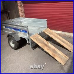 Maypole MP 715 Galvanised Steel Metal Tipper Trailer Maypole MP 715 Galvanised Steel Metal Tipper Trailer