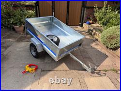 Maypole SY150 Trailer With Flat Cover, Wheel Lock and Spare Wheel USED TWICE Maypole SY150 Trailer With Flat Cover, Wheel Lock and Spare Wheel USED TWICE