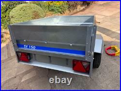 Maypole SY150 Trailer With Flat Cover, Wheel Lock and Spare Wheel USED TWICE Maypole SY150 Trailer With Flat Cover, Wheel Lock and Spare Wheel USED TWICE