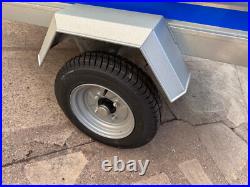 Maypole SY150 Trailer With Flat Cover, Wheel Lock and Spare Wheel USED TWICE Maypole SY150 Trailer With Flat Cover, Wheel Lock and Spare Wheel USED TWICE