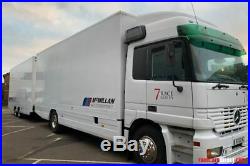 Mercedes race car transporter & Motorsport trailer