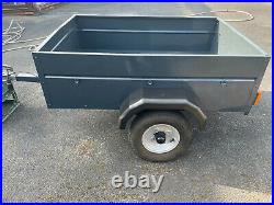 Metal Trailer, 4ft X 3 Ft, Good Solid Condition With Working Lights