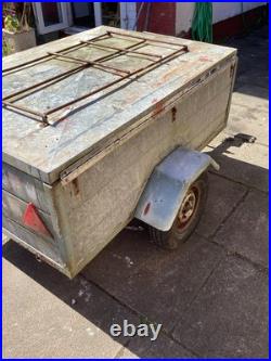 Metal Trailer Body With Galvanised Sides and lid