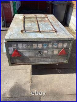 Metal Trailer Body With Galvanised Sides and lid