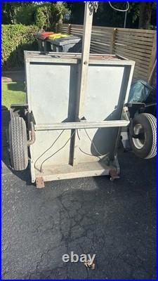 Metal Trailer Ideal Door Camping /tip Runs