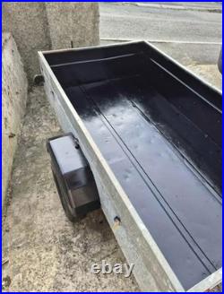 Metal Trailer Suitable For Towing With Cover And Spare Tyre