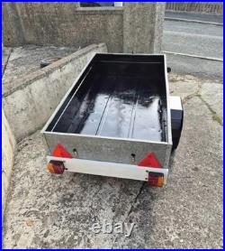 Metal Trailer Suitable For Towing With Cover And Spare Tyre