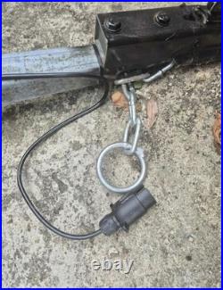 Metal Trailer Suitable For Towing With Cover And Spare Tyre