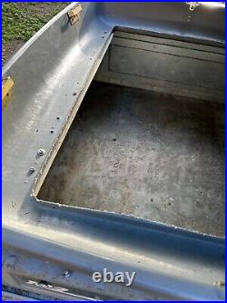 Metal car trailer erde 102 with lockable top box fitted. Very Good condition